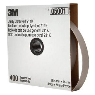 3M® - 211K Full-flex 150' x 1" 400 Grit Utility Shop Roll