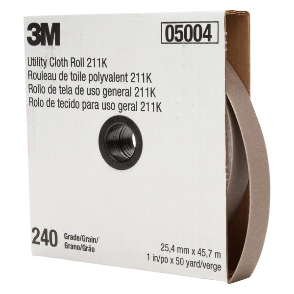 3M® - 211K Full-flex 150' x 1" 240 Grit Utility Shop Roll