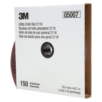 3M® - 211K Full-flex 150' x 1" Very Fine Utility Shop Roll