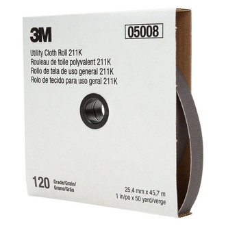 3M® - 211K Full-flex 150' x 1" 120 Grit Utility Shop Roll