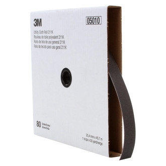 3M® - 211K Full-flex 150' x 1" 80 Grit Utility Shop Roll