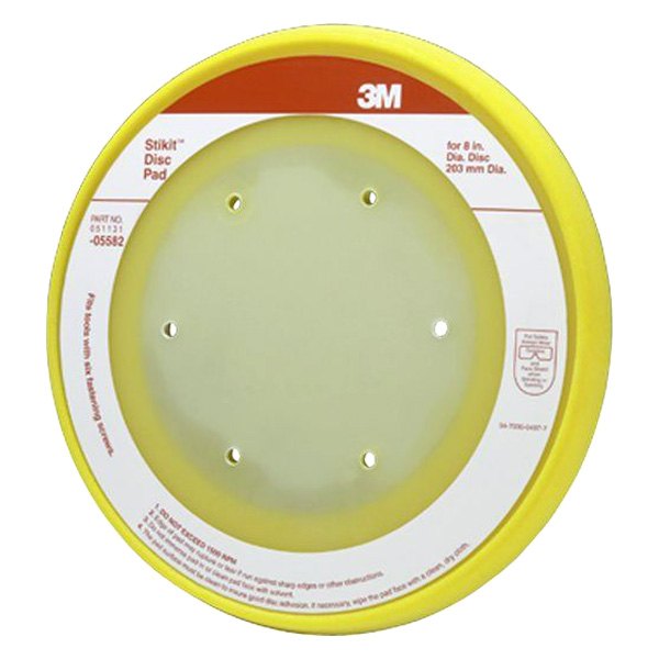 3M® - Stikit™ 8" 6-Hole PSA Disc Pad