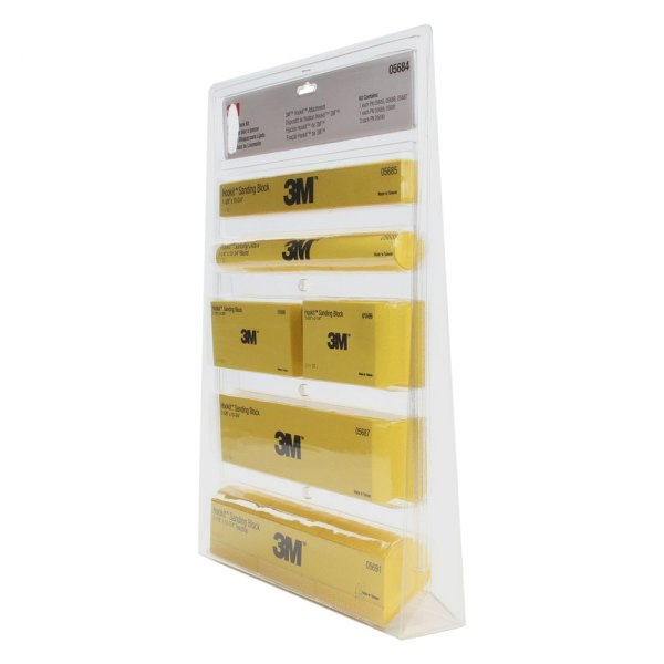 3M® 5684 - Hookit™ Hook-and-Loop Sanding Block Kit (6 Pieces