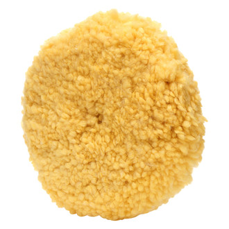 3M® - Superbuff™ 9" Wool Yellow Screw-On Polishing Pad