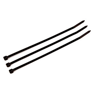 3M® - 7-3/5" x 50 lb Nylon Black UV Resistant Cable Ties