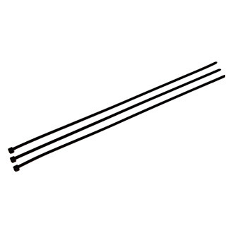 3M® - 15" x 120 lb Nylon Black UV Resistant Heavy-Duty Light Flat Cable Ties
