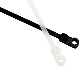3M® - 15-1/10" x 120 lb Nylon Beige UV Resistant Mountable Cable Ties