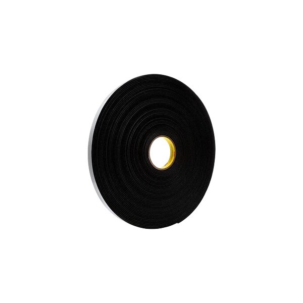 3M® - 108' x 0.75" Black Single-Sided Foam Tapes (12 Rolls)