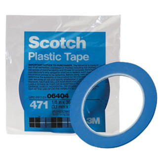 3M® - 471+™ 108' x 0.5" Indigo Masking Tape