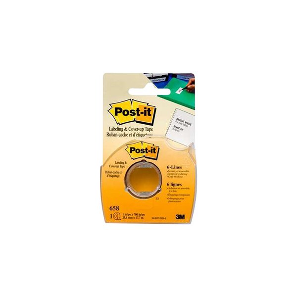 3M® - Post-it™ 58.3' x 1" Labeling and Cover-Up Tapes (24 Rolls)