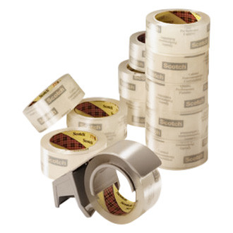 3M® - Scotch™ 164' x 1.89" Clear Heavy Duty Premium Packaging Tapes (12 Rolls)