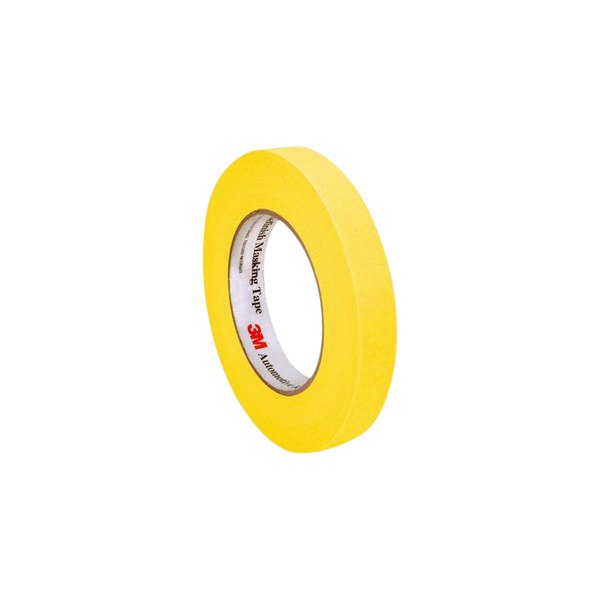 3M® - 388N™ 180' x 0.7" Yellow Automotive Refinish Masking Tapes (48 Rolls)