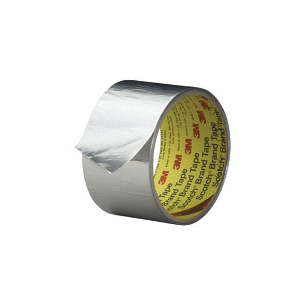 3M® - Scotch™ 10.4' x 2" Silver Auto Body Repair Foil Tapes (12 Rolls)