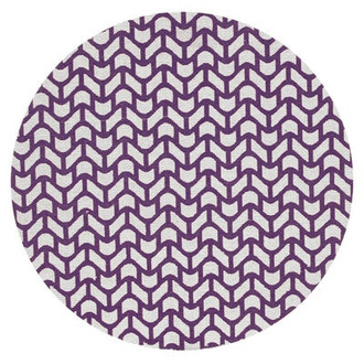3M® - Cubitron™ II 8" Ceramic Purple Hook-and-Loop Net Disc