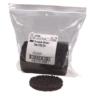 3M® - Scotch-Brite™ 4" Extra Coarse Silicon Carbide Quick Change Clean and Strip Disc (10 Pieces)