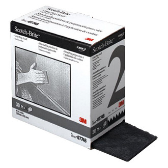 3M® - Scotch-Brite™ 15' x 4.75" Ultra Fine Silicon Carbide Color Prep Scuff Shop Roll