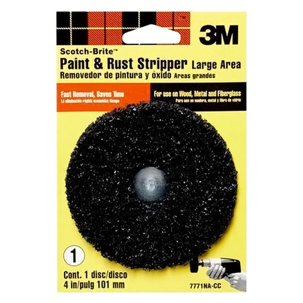 3M® 7771 ScotchBrite™ 4" Quick Change Paint and Rust Stripper Disc