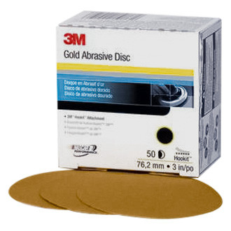 3M® - Hookit™ 216U 3" Extra Fine Aluminum Oxide Non-Vacuum Hook-and-Loop Disc