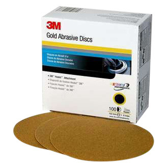 3M® - Hookit™ 236U 6" Fine Aluminum Oxide Non-Vacuum Hook-and-Loop Disc