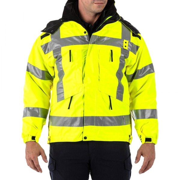 5.11 Tactical® - XX-Large Yellow Polyester 3-In-1 Reversible High Visibility Parka