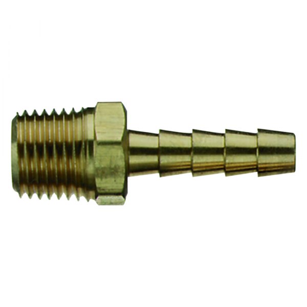 Amflo® - 1/4" (M) NPT x 3/8" OD Brass Barbed Hose Fitting, 10 Pieces