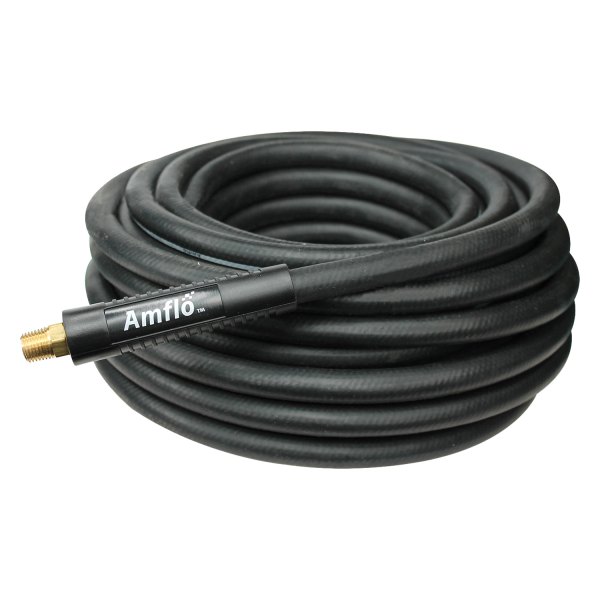 Amflo® - 3/8" x 50' Heavy Duty Black Rubber Air Hose