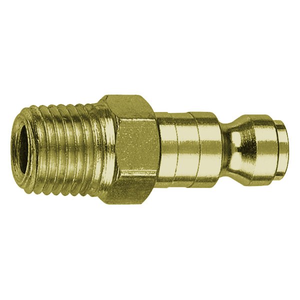 Amflo® - C-Style 1/4" (M) NPT x 1/4" Brass Quick Coupler Plug