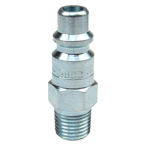 Acme Automotive® - I-Style 1/4" (M) NPT x 3/8" Plated Steel Quick Coupler Plug