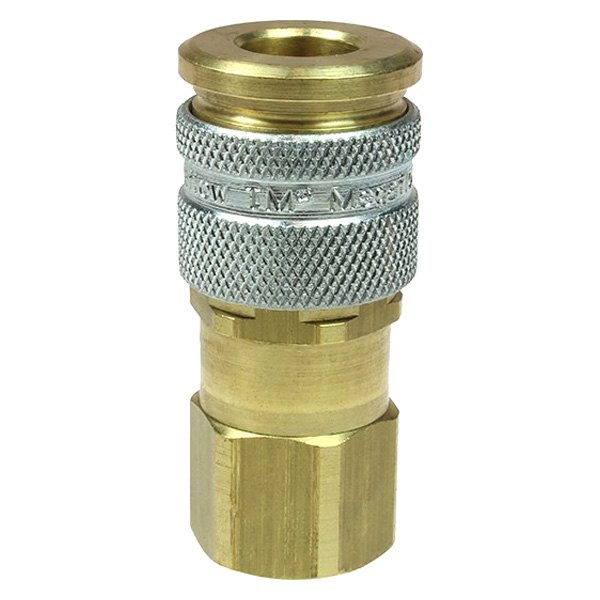 Acme Automotive® - Megaflow™ 1/4" (F) NPT x 1/4" Brass Quick Coupler Plug