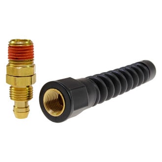 Acme Automotive® - 3/8" Reusable Strain Relief Swivel Brass Fitting