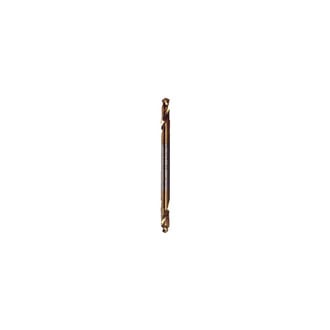 AES Industries® - 1/8" Titanium HSS SAE Straight Shank Right Hand Double-End Drill Bits (12 Pieces)