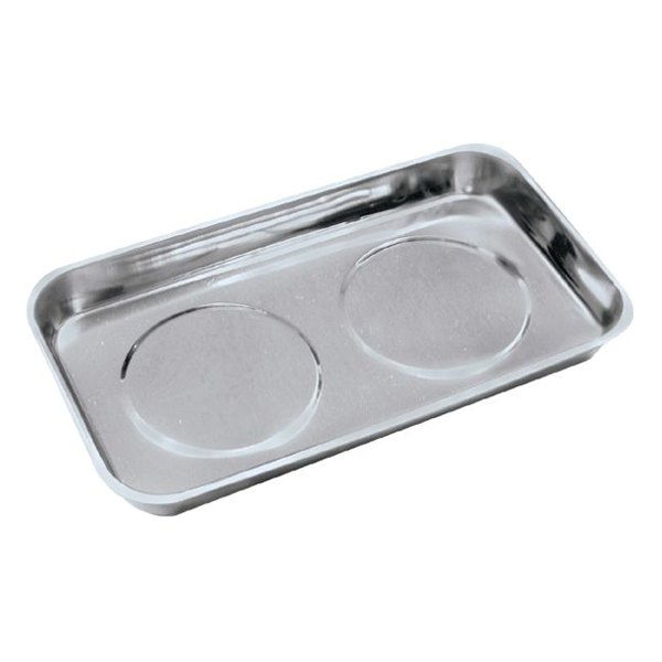AES Industries® - 9.37" x 5.37" Stainless Steel Magnetic Parts Tray