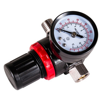 AES Industries® - 1/4" (M) NPT x 1/4" (F) NPT Diaphragm Air Regulator