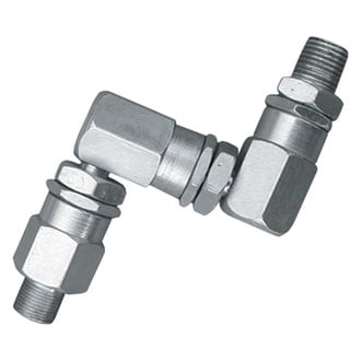 AFF® - 1/4" (M) NPT x 1/4" (M) NPT 360° Swivel Swivel Adapter