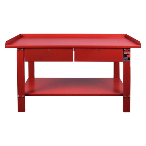 AFF® - Red Technician Workbench with Drawers (25-1/4" W x 59" L x 34-1/2" H)
