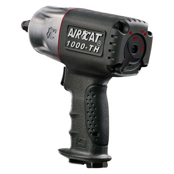 AIRCAT® - 1/2" Drive 800 ft lb Twin Hammer Pistol Grip Air Impact Wrench with 2" Extended Anvil 