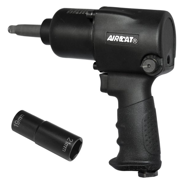 AIRCAT® - 1/2" Drive 800 ft lb Pistol Grip Air Impact Wrench with 2" Extended Anvil
