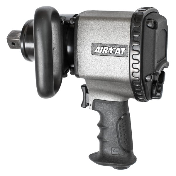 AIRCAT® - 1" Drive 2000 ft lb Twin Hammer Type Pistol Grip Air Impact Wrench with 8" Extended Anvil