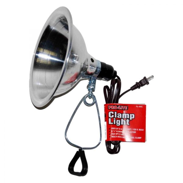 Alert Stamping® - 100 W Incandescent Clamp Light with 6' 18/2 SPT2 Cord