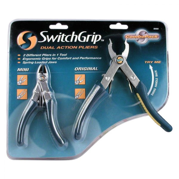 Allied Tools® - SwitchGrip™ 2-piece Multi-Material Handle Mixed Pliers Set