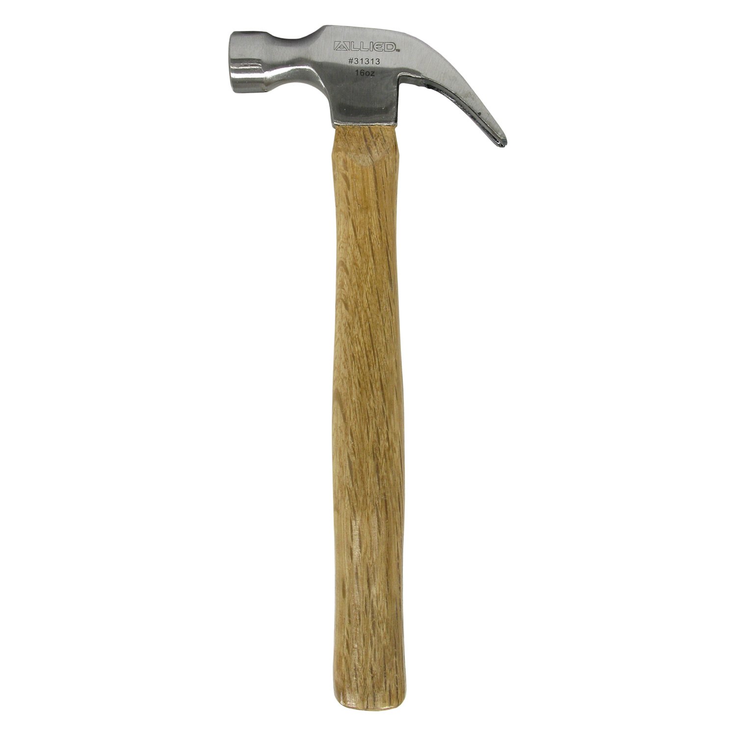 Performance Tool W1076 16 oz. Curved Claw Hammer 13-1/4 with Wood Handle