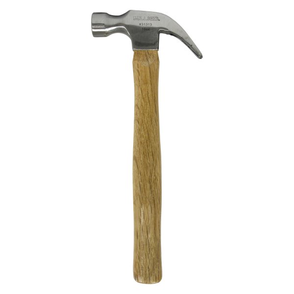 Allied Tools® - 16 oz. Hardwood Handle Smooth Face Curved Claw Hammer