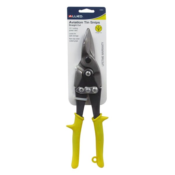 Allied Tools® - 11.3" Straight Cut Aviation Tinner Snips