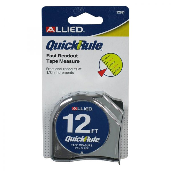 Allied Tools® - QwikRule™ 12' SAE Measuring Tape