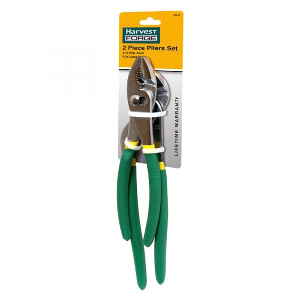 Allied Tools® - Harvest FORGE™ 2-piece 6" to 8" Dipped Handle Mixed Pliers Set