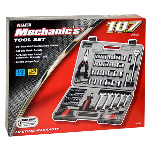 Allied Tools® - 107-piece Automotive Tool Set in Storage Case