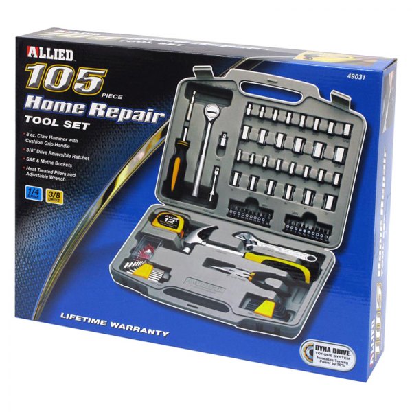 Allied Tools 49031 105-Piece Home Maintenance Tool Set 