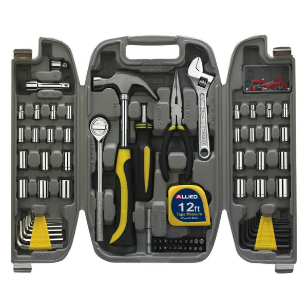 Allied Tools® - 120-piece Home Repair Tool Set in Blow Molded Case