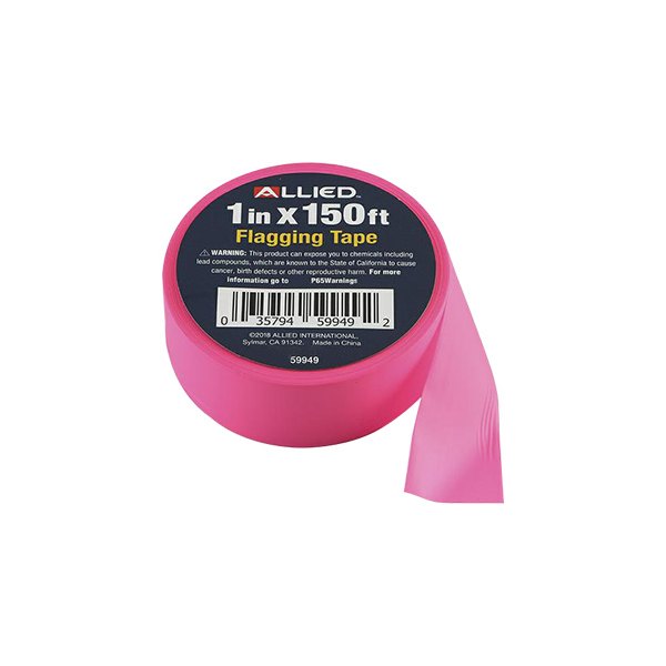 Allied Tools® - 150' x 1" Pink Flagging Tape