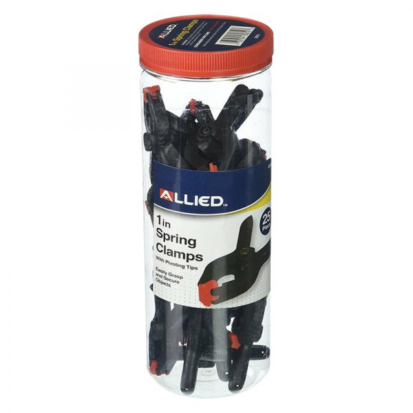 Allied Tools® - 25 Pieces 1" Swivel Pads Spring Clamps